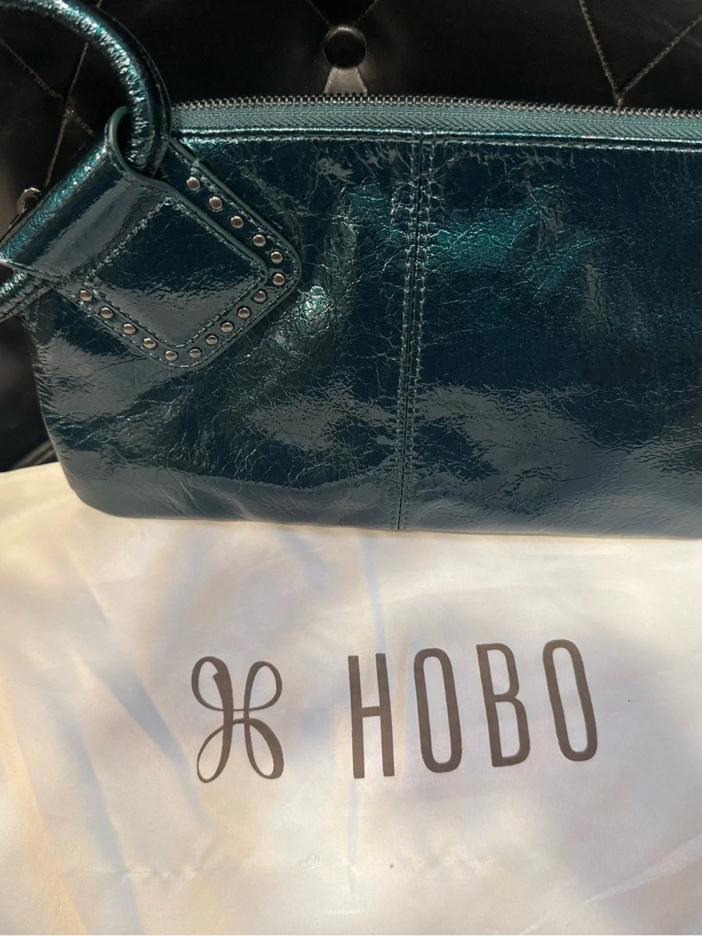 HOBO teal patent
